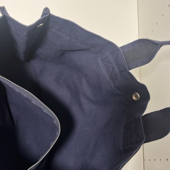 Hermes Authentic Fourre Tout Navy/Green Tote Bag,EUC. - Picture 10 of 13